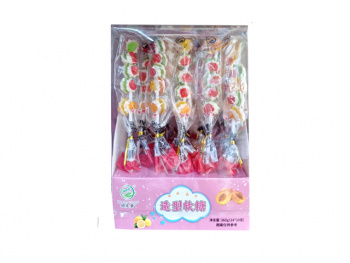 Мармелад арт. 170912-1 Фигурки "Тортики" 18 г на палочке 20 шт. в кор.*#,