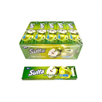 Конфета арт. 936790/936615 Жевательная "Яблоко" 35 г 20 шт. в кор./'#