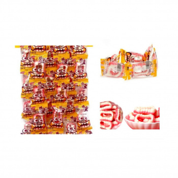 Мармелад арт. 060420/323239 Жевательный "Челюсть" 10 г 60 шт. упаковка*'