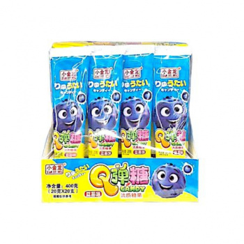 Конфета арт. 404120-1 Жидкая "Зубная паста" "Черника" 20 г 20 шт. в кор.',