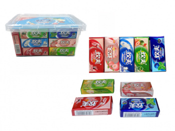Жевательная резинка арт. 401844/400458 Вкусы микс 40 шт. в пластик. кор.',*